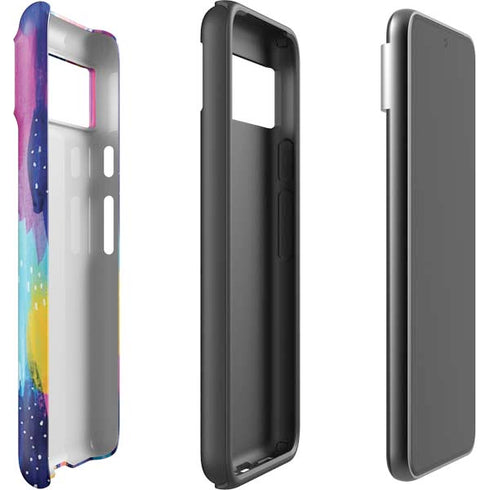 Pink Sparkle Brush Stroke by Etta Vee Google Pixel 8 Pro Impact Case